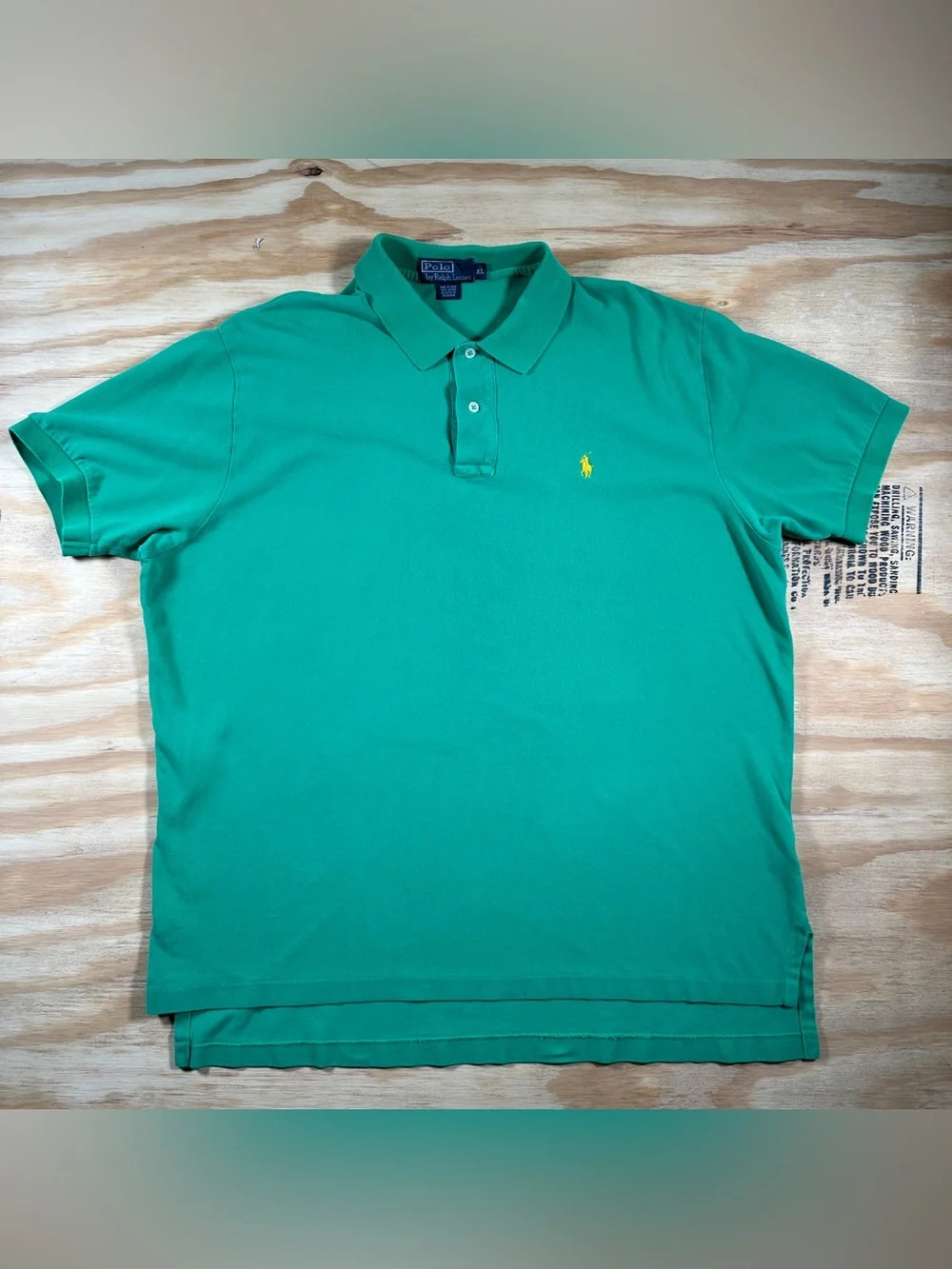 Ralph Lauren Green Polo with Yellow Pony